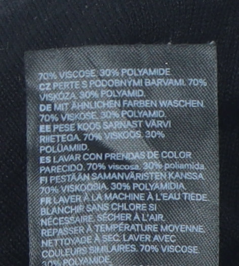 H&M Women's Black Crew Neck Jumper Size S