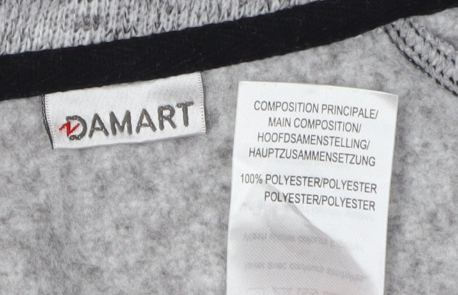 Damart Women’s Grey Fleece Jacket Full Zip 10-12