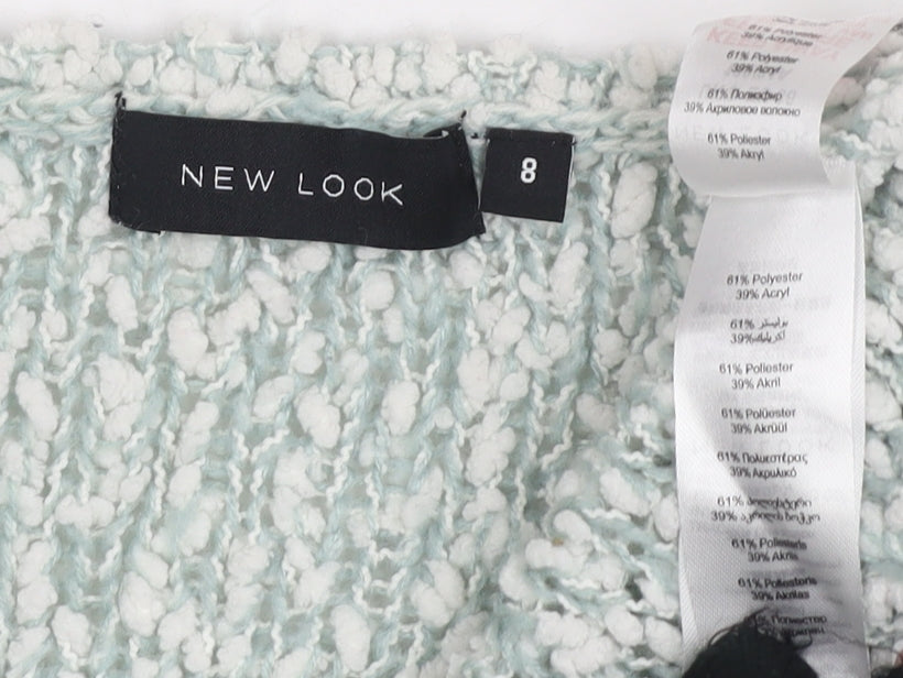 New Look Women's Blue Pullover Jumper Size 8