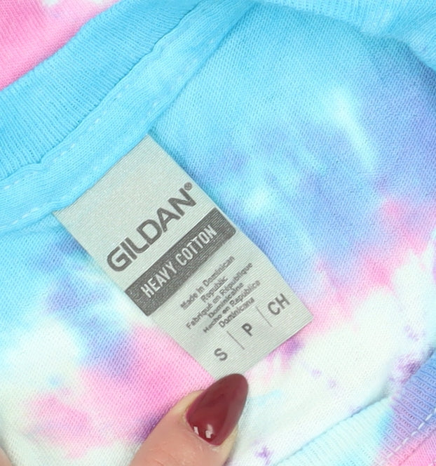 Gildan Men's Multicoloured Tie-Dye T-Shirt, Size S