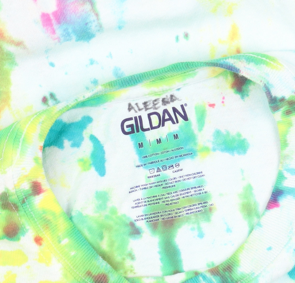 Gildan Unisex Multicoloured M Tie-Dye T-Shirt