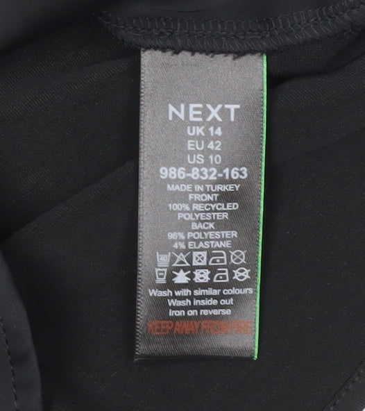 Next Black Women's Blouse - UK 14, Sleeveless, Polyester