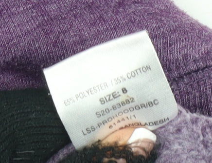 SoulCal Women's Purple Pullover Hoodie Size 8