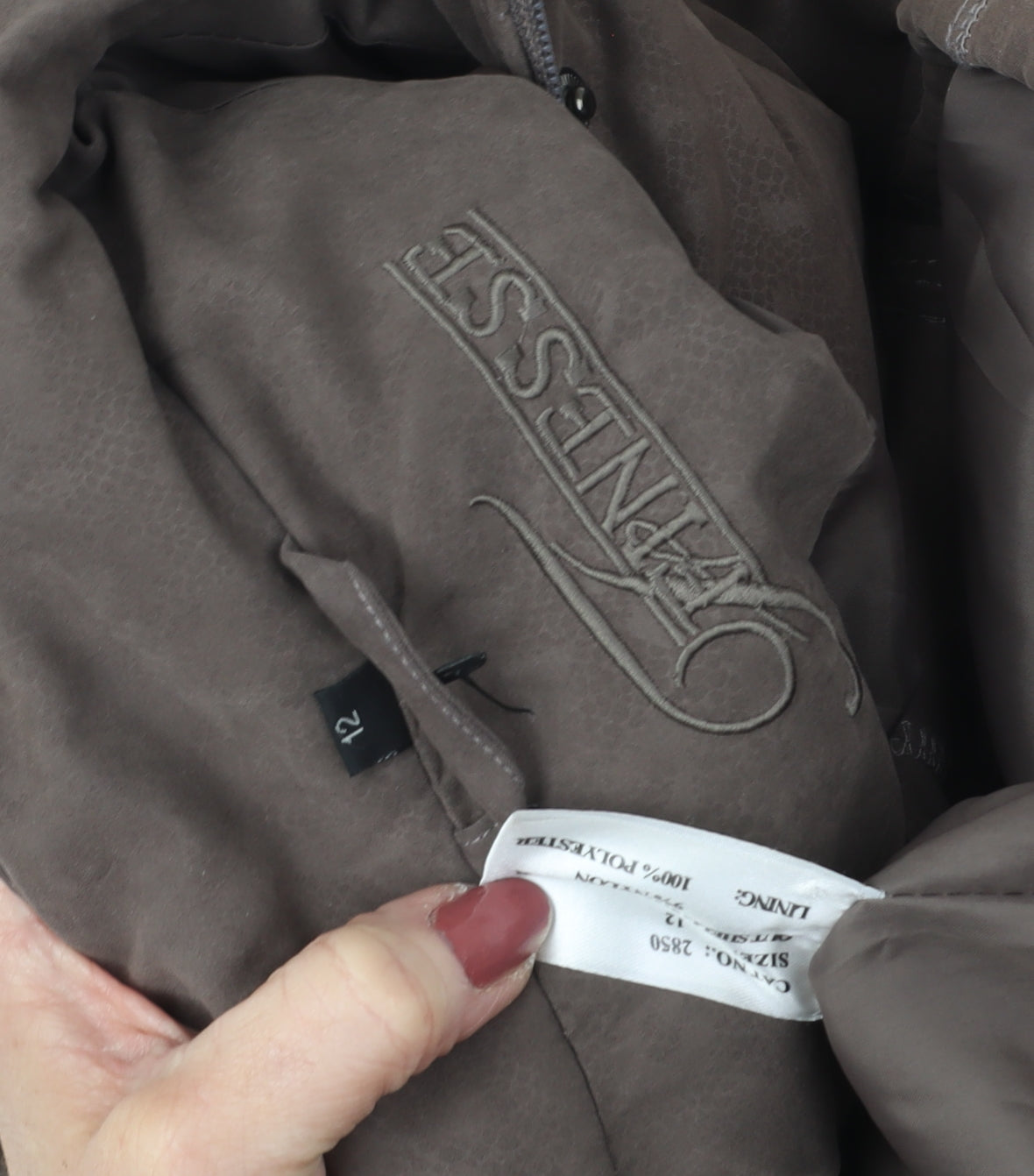 Vanessa Women's Brown Puffer Jacket Size 12 Hooded
