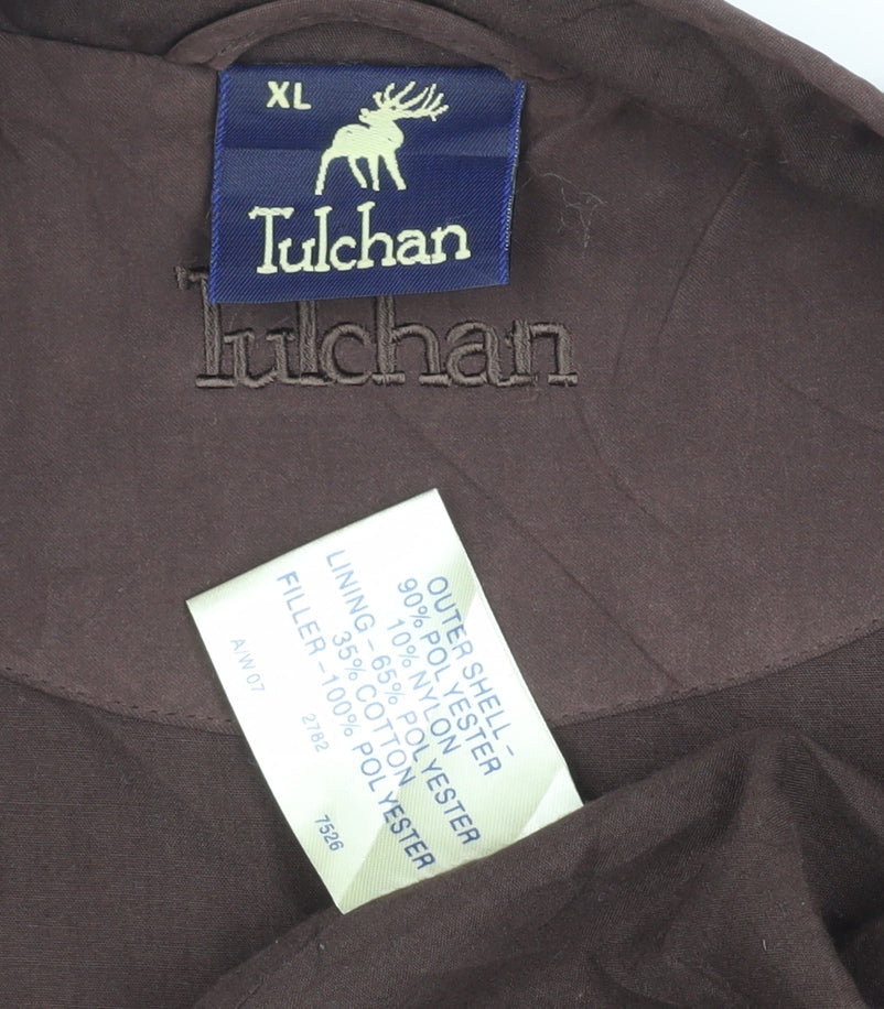 Tulchan Men's Brown Quilted Waistcoat XL