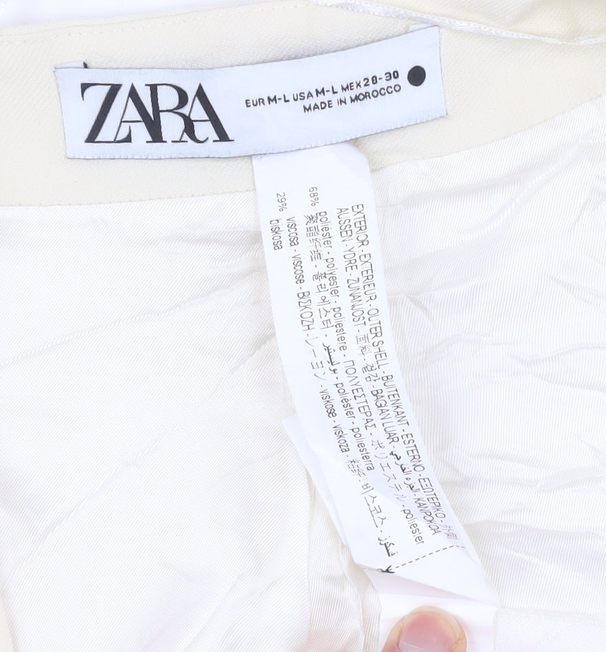 Zara Women's Ivory Vest M Sleeveless Jumper