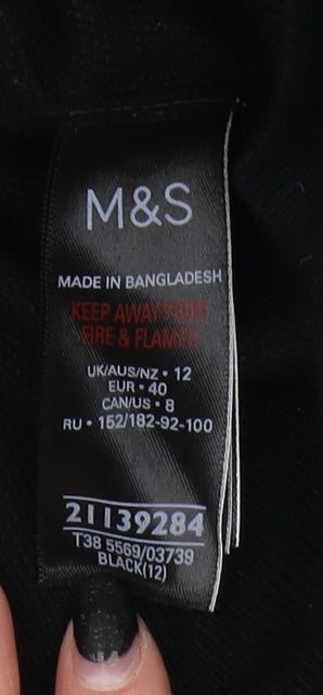 Marks & Spencer Women's Black Jumper Size 12