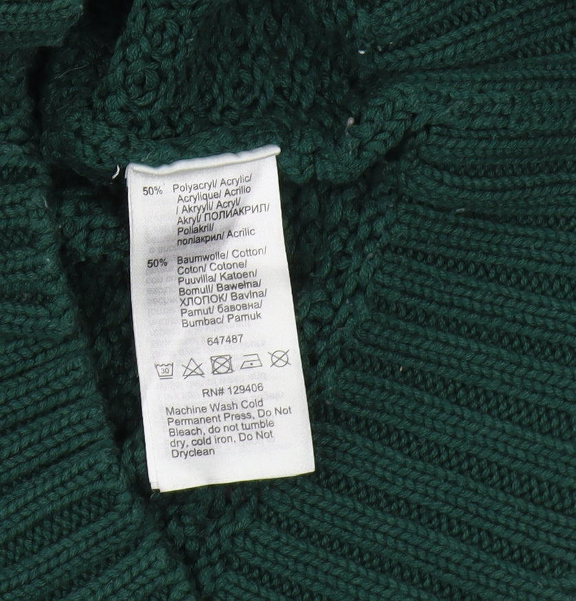 Bonprix Women's Green Pullover Jumper, Size 6