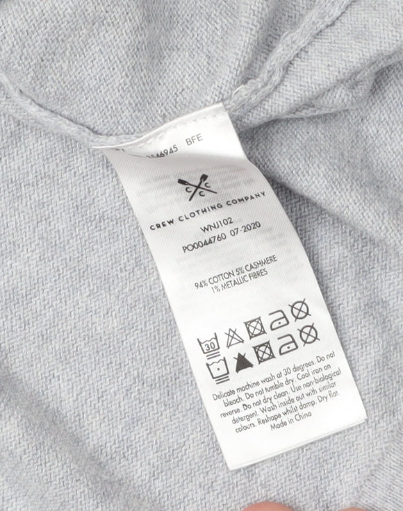 Crew Clothing Grey Shift Dress Size 14 3/4 Sleeve
