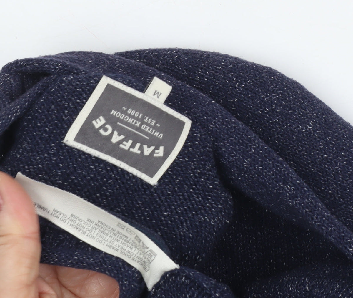 FatFace Men's Blue Wool Blend Pullover - Medium