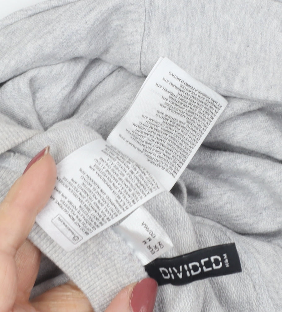 H&M Divided Grey Pullover Sweatshirt, Unisex L