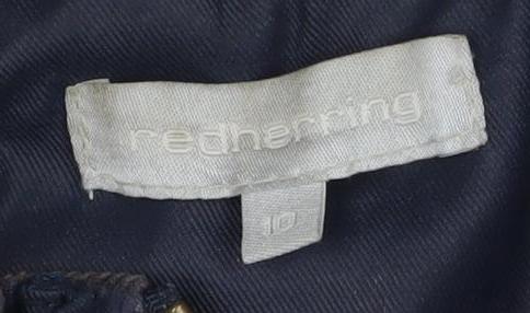 Redherring Women's Blue Military Jacket Size 10