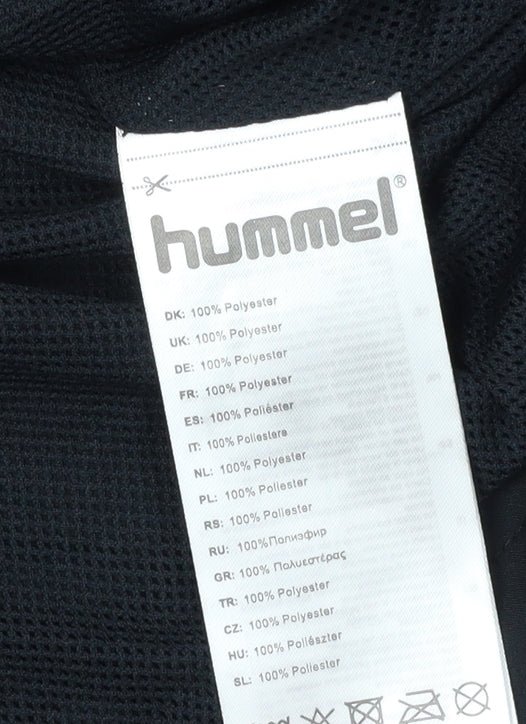Hummel Men's Black Windbreaker Jacket S