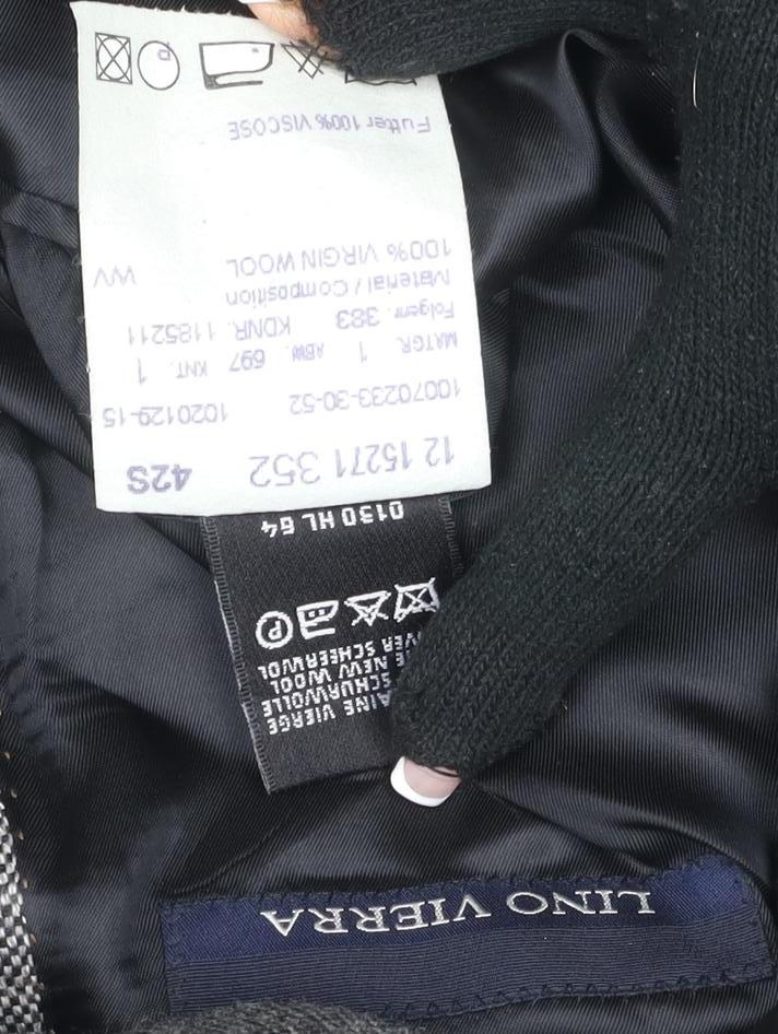 Lino Vierra Men's Grey Wool Blazer 42S