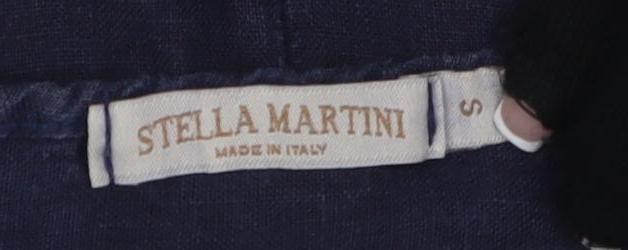 Stella Marini Women's Blue Cotton Blouse, Size S