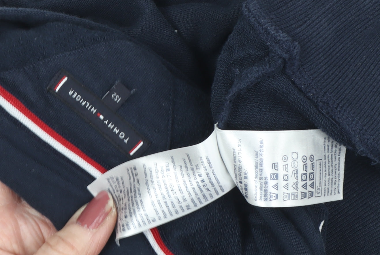 Tommy Hilfiger Boys Blue Pullover Hoodie S