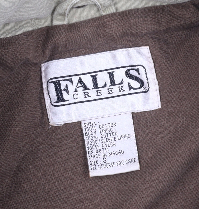 Falls Creek Beige Men's Small Stand-Up Collar Jacket