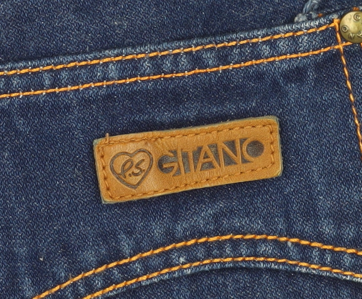 Gitano Women's Blue Straight Jeans - Size 8