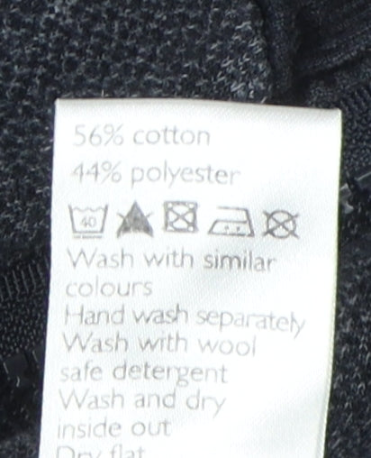 John Lewis Men's Grey 1/4 Zip Sweatshirt, Size L