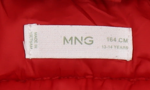 Mango Boys Red Hooded Puffer Jacket 13-14 Years