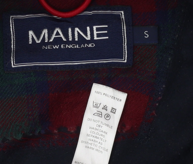 Maine New England Men's Black 1/2 Zip Sweatshirt, Size S