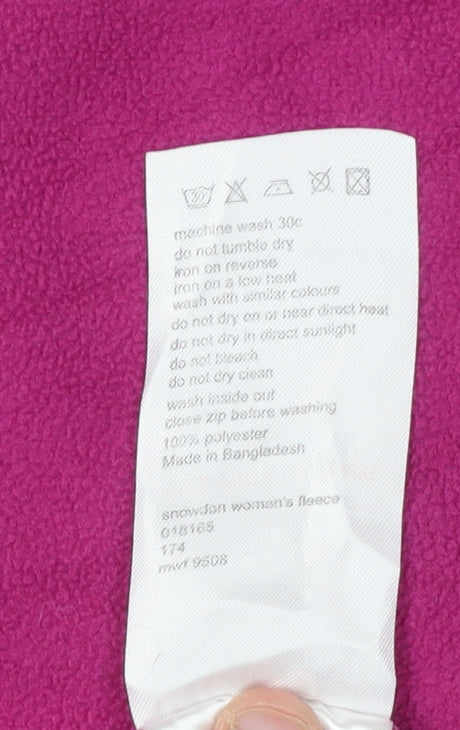 Mountain Warehouse Women's Purple Fleece Pullover UK 14