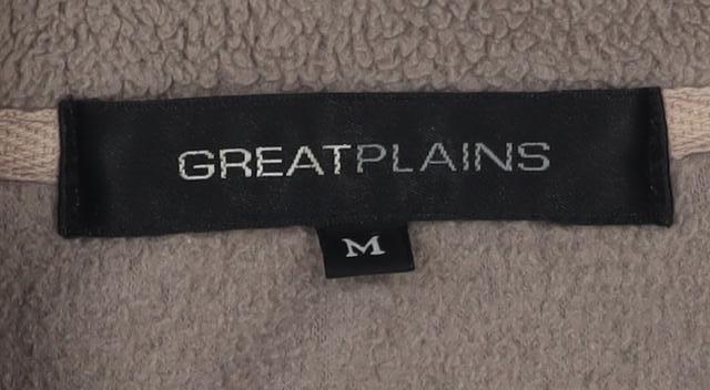 Great Plains Women's Grey Medium V-Neck Pullover Sweatshirt