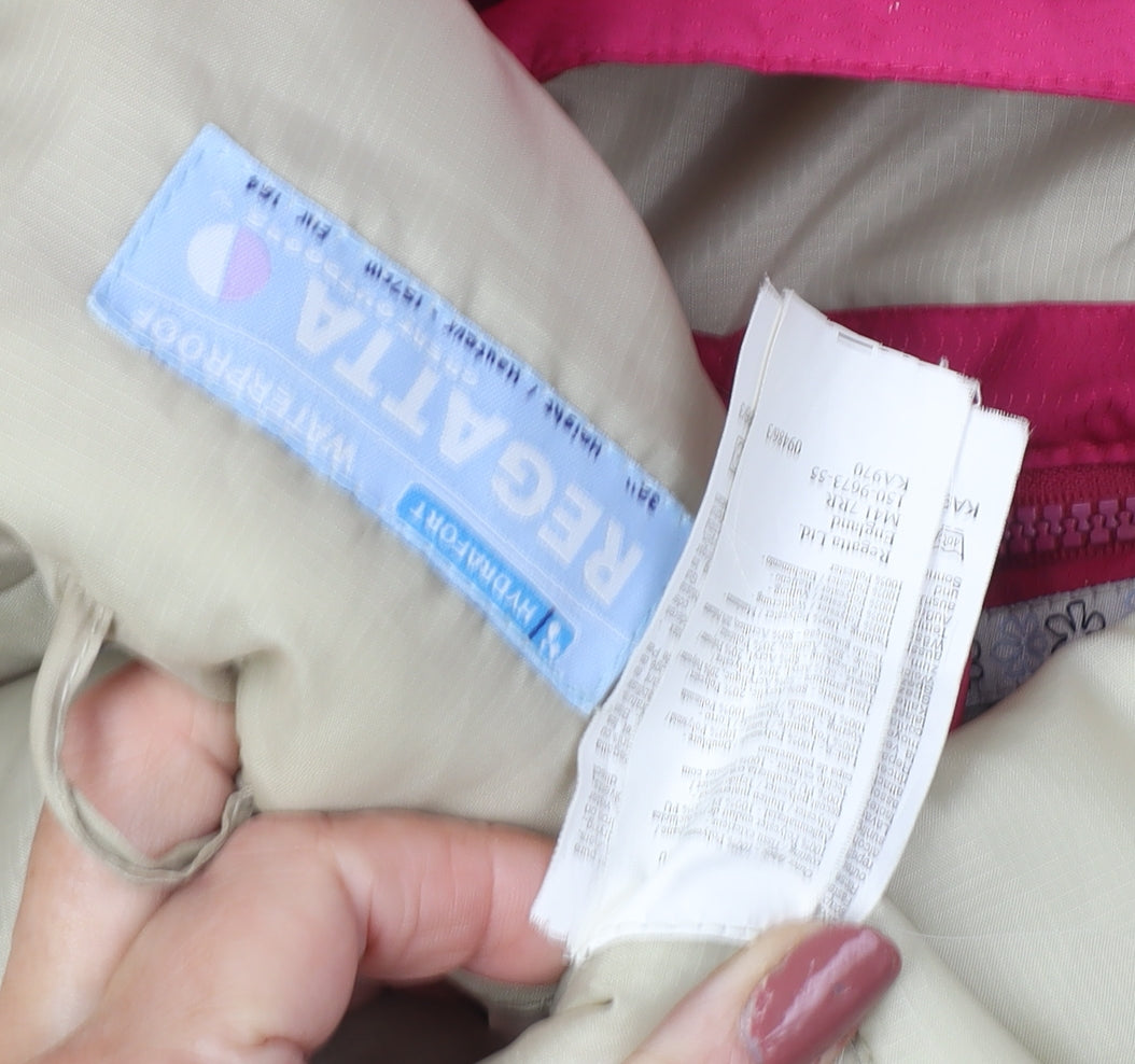 Regatta Women's Pink Waterproof Parka Jacket, Size 12, Hooded