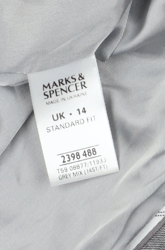 Marks & Spencer Women’s Grey Suit Jacket Size 14