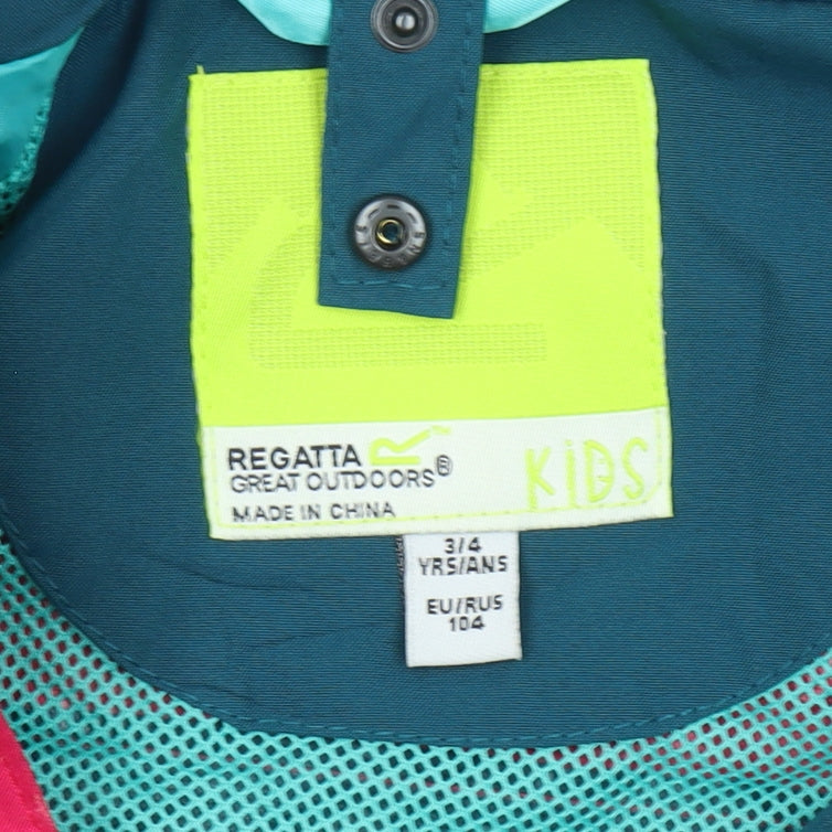 Regatta Girls' Multicoloured Parka Jacket 3-4 Years