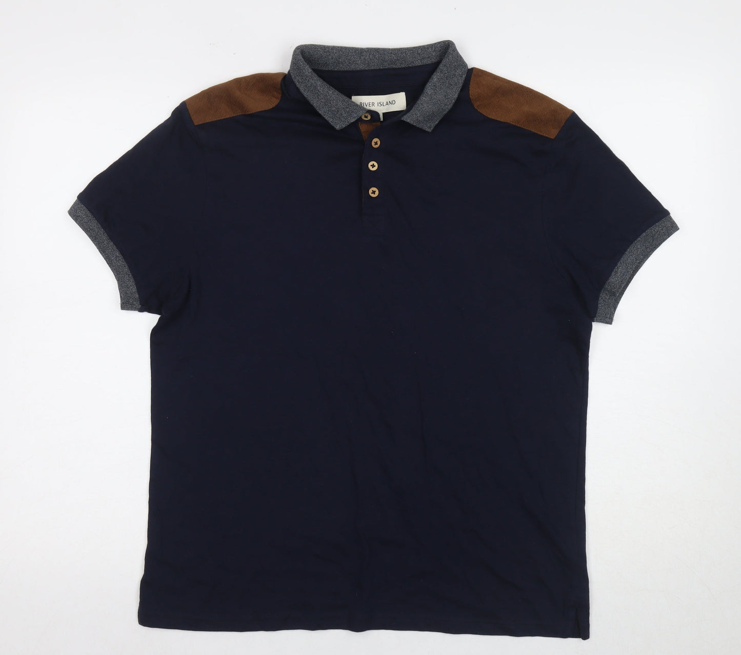 River Island Clothing Bundle - 5 Pack Preloved Mens Polos