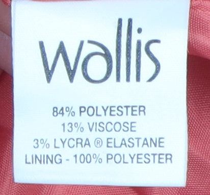 Wallis Women's Red Sheath Dress Size 12