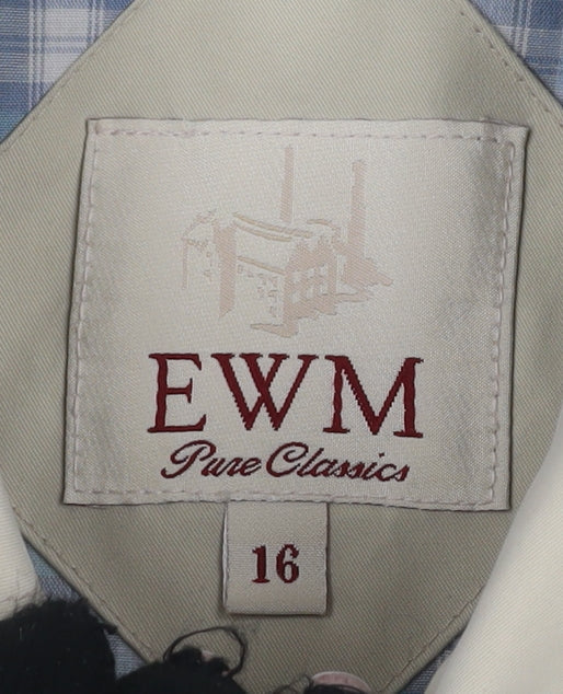 EWM Women's Beige Regular Fit Mid-Length Coat