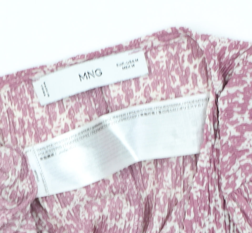 MNG Women's Multicoloured Wrap Blouse Size M