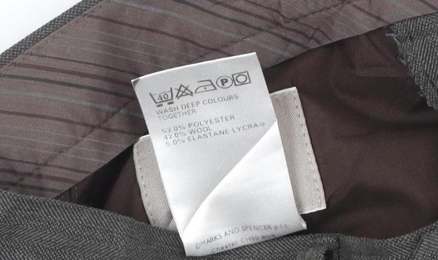 Marks & Spencer Men's Grey Dress Pants 34