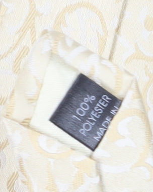 Debenhams Men's Beige Floral Polyester Tie