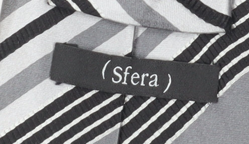 Sfera Men's Pink Striped Slim Tie