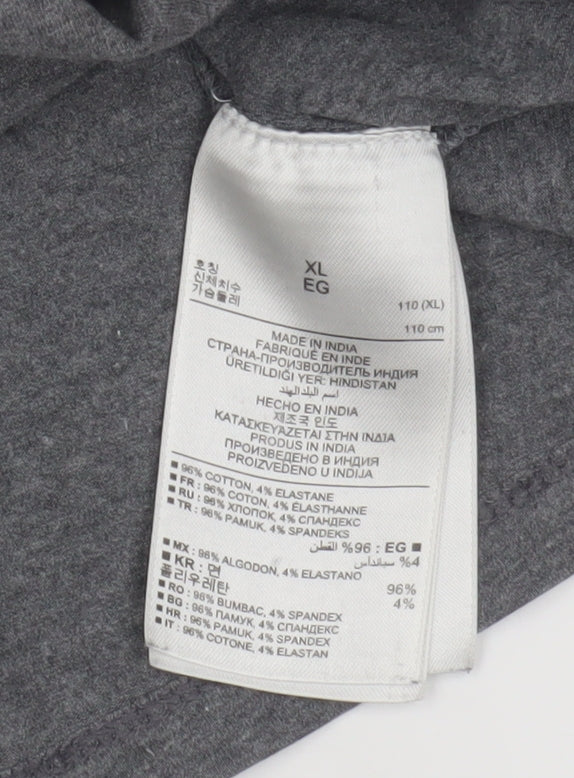 Gap Men's Grey XL Crew Neck T-Shirt, Short Sleeve