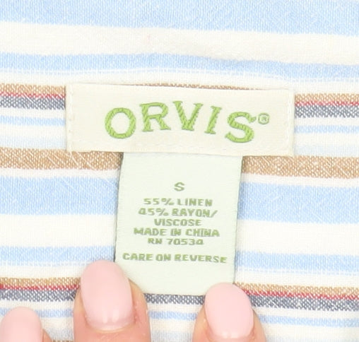 Orvis Women's Striped Button-Up Shirt, Size S