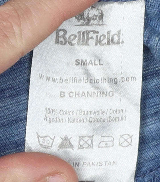 Bellfield Men's Small Blue Crew Neck T-Shirt