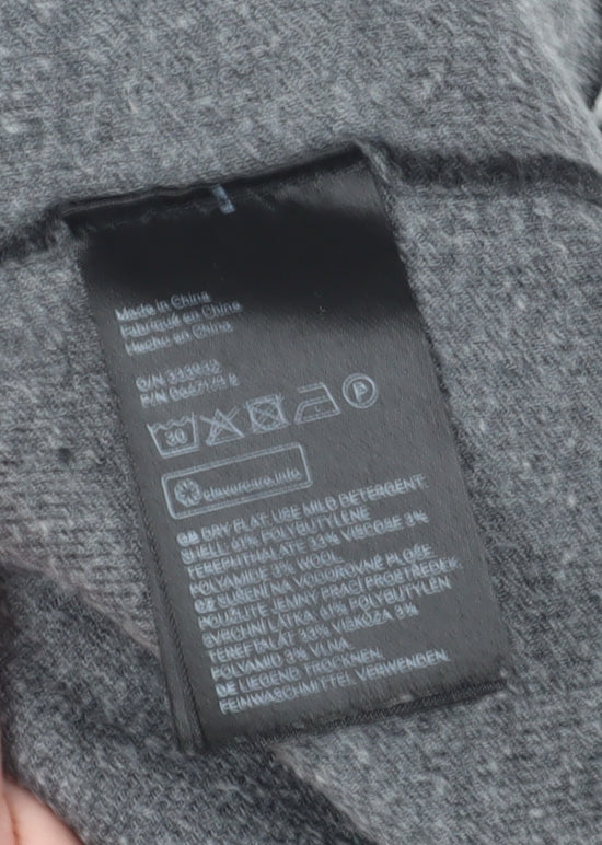 H&M Women's Black Wool Blend Pullover, Size L