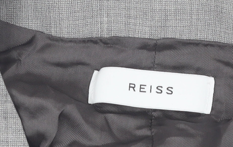 Reiss Men's Grey 44 Suit Waistcoat, Viscose Lining