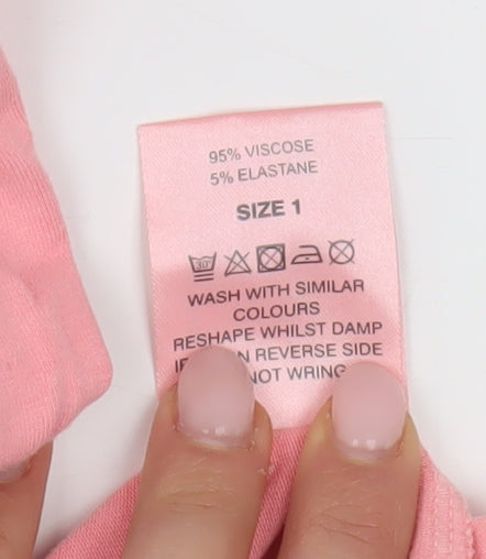 A Postcard from Brighton Women's Pink Wrap Blouse Size 4