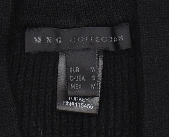 MNG Collection Women's Black Pullover Jumper, Size 10