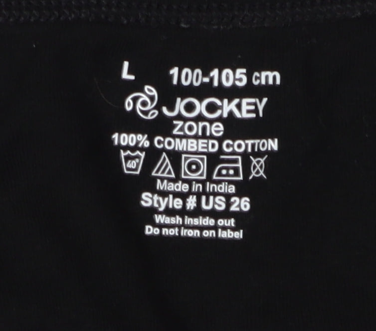 Jockey Black Tank Top, Unisex Adults L, Basic Style