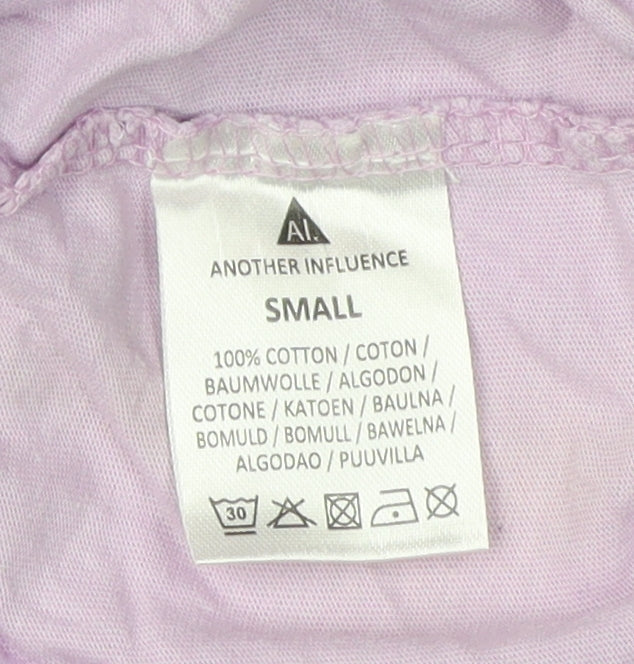Another Influence Unisex Purple Sleeveless T-Shirt S