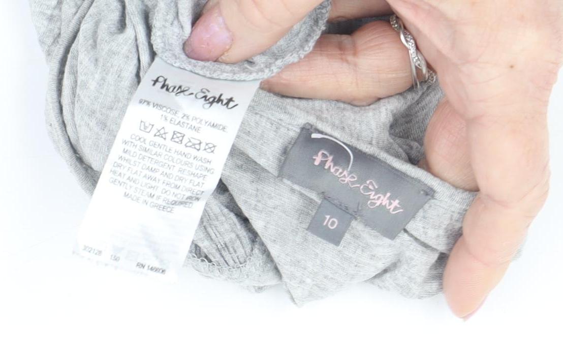 Phase Eight Women’s Grey Long Sleeve Top Size 10