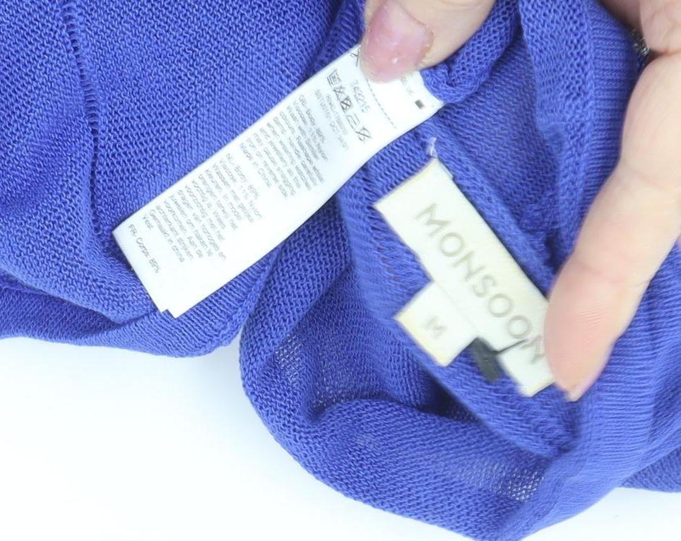 Monsoon Women's Purple Cardigan Size M Casual