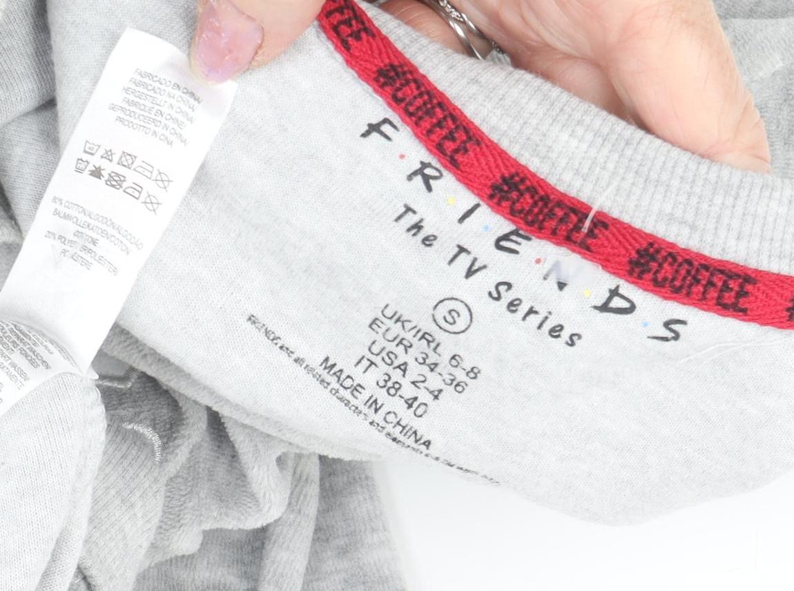 Friends Women's Grey Crew Neck TV Sweatshirt S