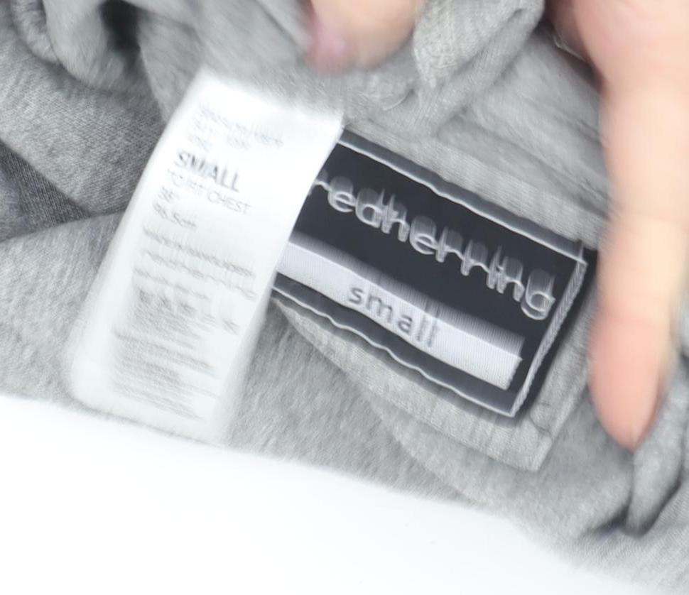 Red Herring Men's Grey Zip Hoodie - Small